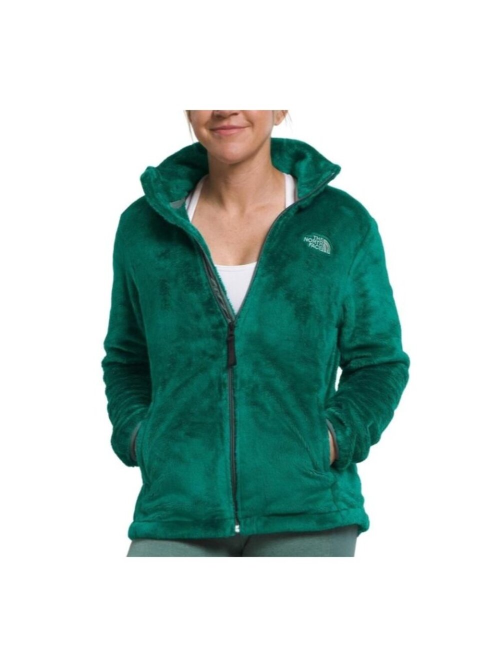 The North Face Womens Osito Fleece Jacket - Evergreen XS